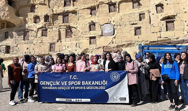 GSB Karaman Yurtlarında Kalan Öğrenciler Karaman’ı Gezdi