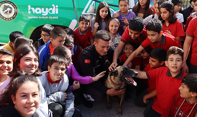 Jandarma, Öğrencilere Hayvan Sevgisini Anlattı