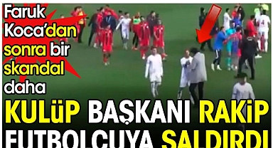 Kastamonuspor Başkanı Aygün’ün Karaman FK’lı Ahmet’e Yaptığı Saldırı Ulusal Medyanın Da Gündeminde