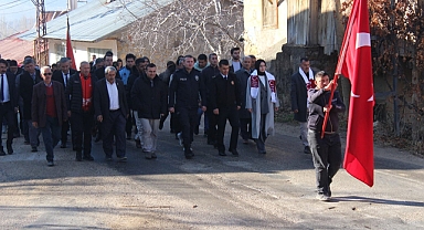 Sarıkamış Şehitlerini Anma Yürüyüşü Düzenlendi