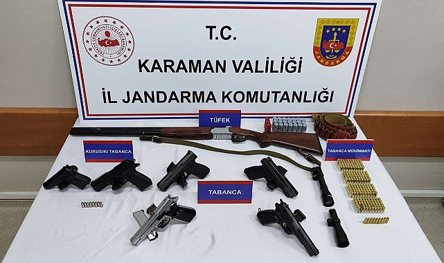 Karaman'da Jandarma Ekipleri 27 Şüpheliyi Gözaltına Aldı