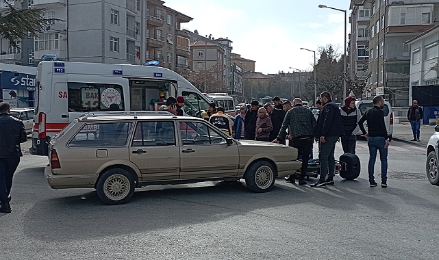 Karaman'da Motosiklet İle Otomobil Çarpıştı: 1 Yaralı