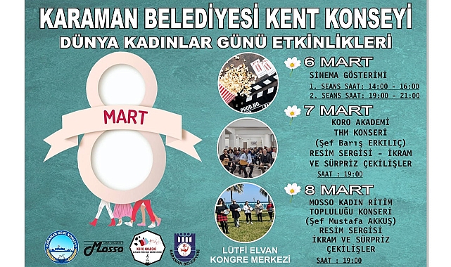 Kent Konseyi’nden 3 Günlük Kadınlar Günü Etkinliği