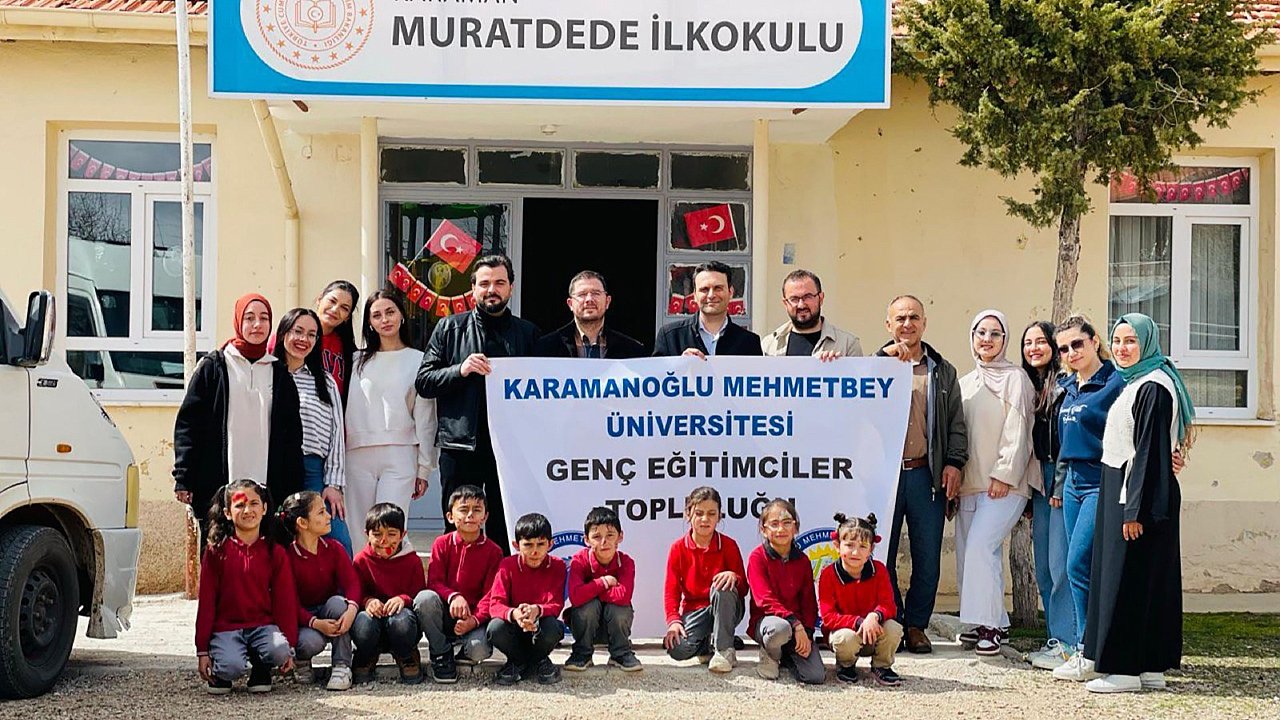 KMÜ Öğrencilerinden Köy Okuluna Bağış