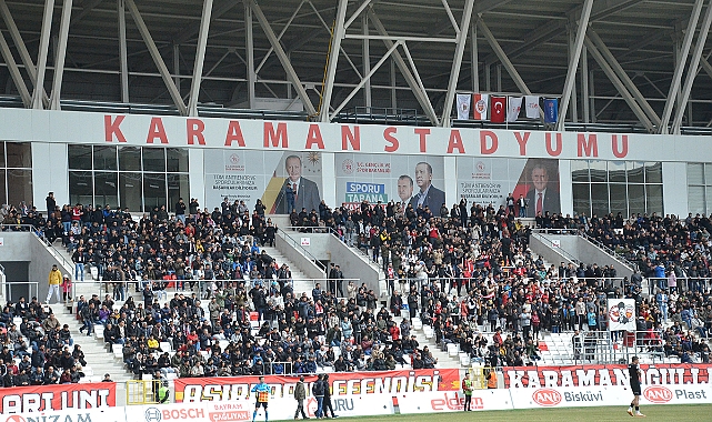 Taraftardan Karaman FK'ya Tam Destek