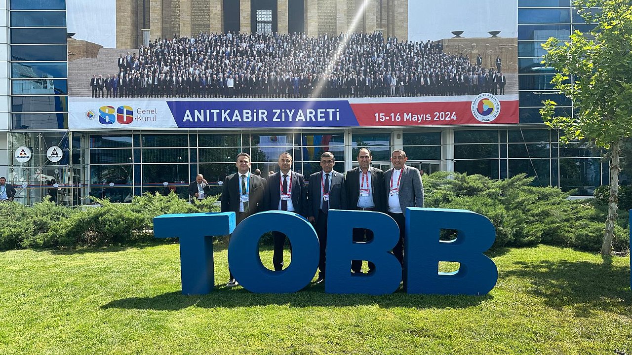 Çavaş ve Delegeler TOBB 80.Genel Kuruluna Katıldı