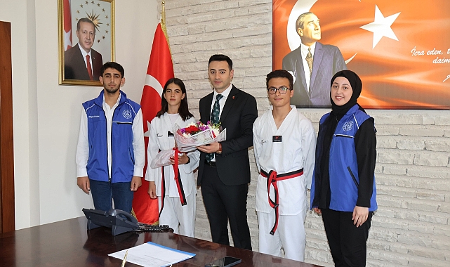 Gençlerden Kaymakam Kaya’ya Ziyaret