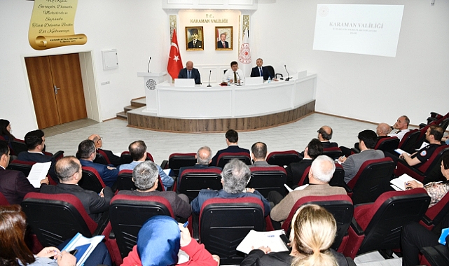 İl İdare Şube Başkanları Toplantısı Yapıldı