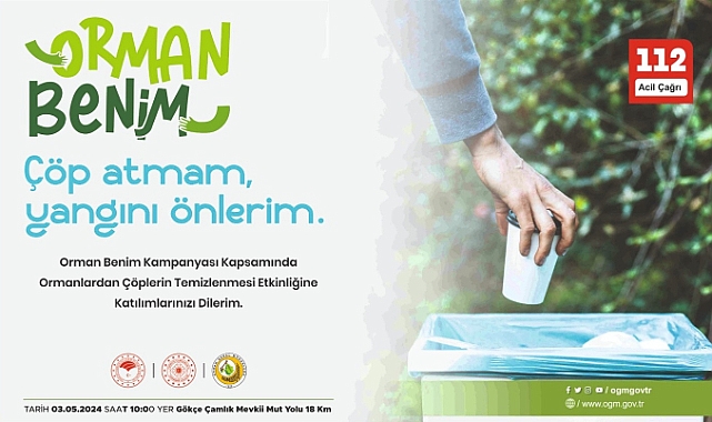 Orman Benim Kampanyası'na Karaman Valiliği'nden Destek