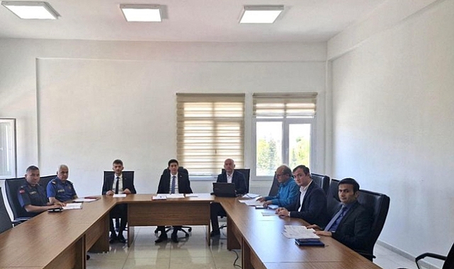 Ermenek'te ÖSYM Sınav Koordinasyon Kurulu Toplantısı