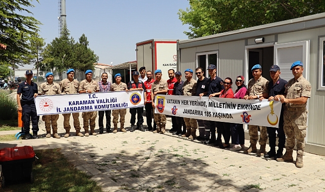 Jandarma'dan 185'inci Kuruluş Yıl Dönümünde Kan Bağışı