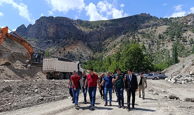 Kaymakam Erdoğan Gölet Çalışmalarını İnceledi