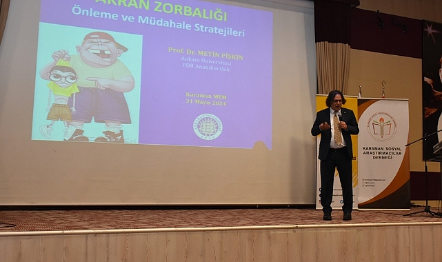 Prof. Dr. Metin Pişkin'den Karaman'da Farkındalık Paneli