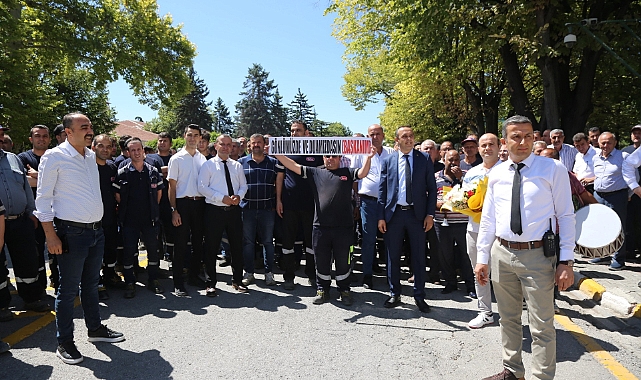 Başkan Erkoyuncu Coşkuyla Karşılandı