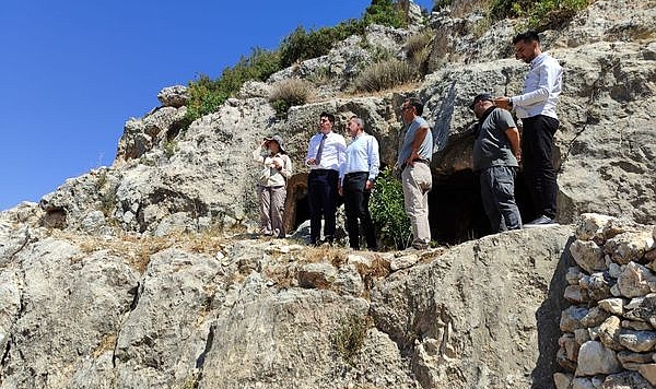 Kaymakam Erdoğan, Gökçeseki ve Topraktepe Antik Kentini İnceledi