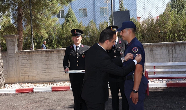 Ayrancı'da Jandarma Personeli Rütbe Aldı