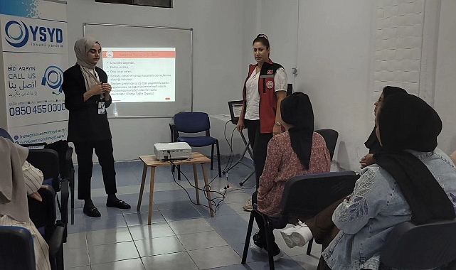 Karaman'da Göçmenlere Eğitim Verildi