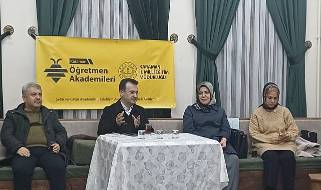 Eğitimci ve Yazar Yunus Emre Altuntaş Öğretmenlerle Buluştu