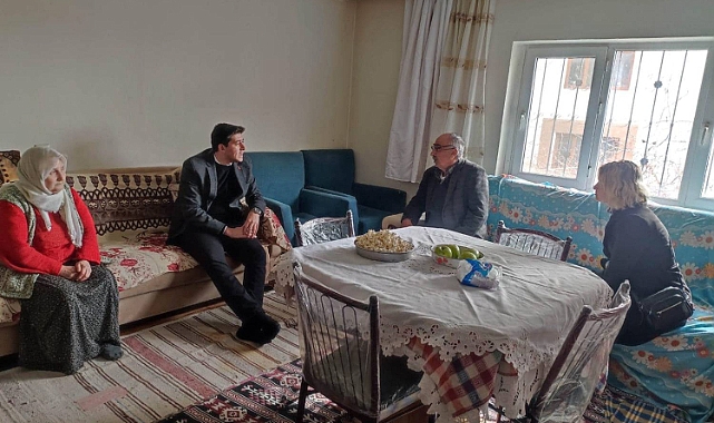 Evlerinde Kaymakam Ağırladılar