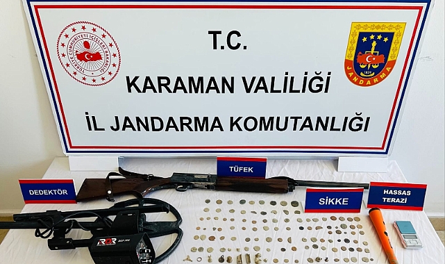 Karaman'da Çok Sayıda Sikke Ele Geçirildi