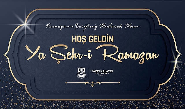Başkan Kalaycı’nın Ramazan Ayı Mesajı