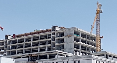 Hastane Ek Bina İnşaatı Hızla Yükseliyor