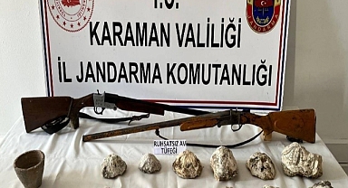 Karaman’da Çok Sayıda Fosil Ele Geçirildi