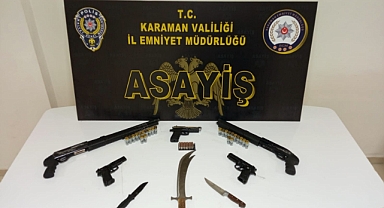 Karaman Emniyetinin Bir Haftalık Operasyonunda 14 Şahıs Tutuklandı