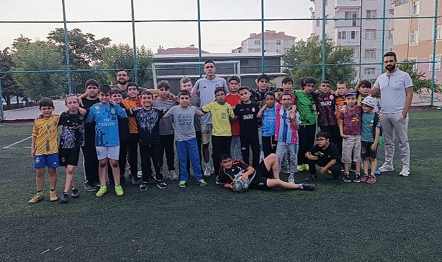 Karaman’da Yaz Kur’an Kursu Öğrencilerinden Dostluk Maçı