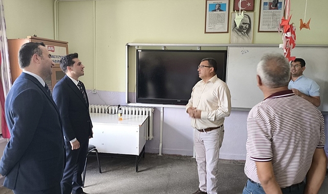 Katranlı İlkokulu Boyandı. Yeni Eğitim Dönemine Hazır