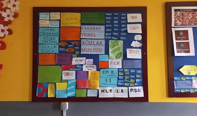 Karaman TOKİ Anadolu Lisesi Öğrencilerinden “Yerel Sözlük” Projesi