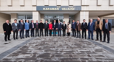 AK Parti Karaman Teşkilatından Vali Hayrettin Çiçek’e Ziyaret