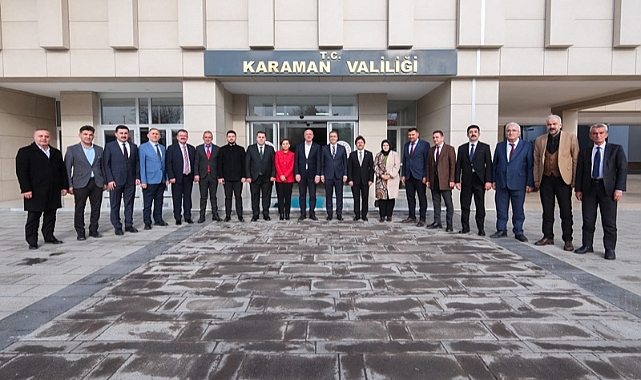 AK Parti Karaman Teşkilatından Vali Hayrettin Çiçek’e Ziyaret