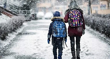 Kar ve Don Nedeni İle Dün Okullar Edildi