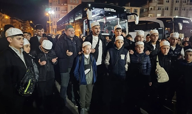 Karaman'da Umre Yolcuları Dualarla Uğurlandı