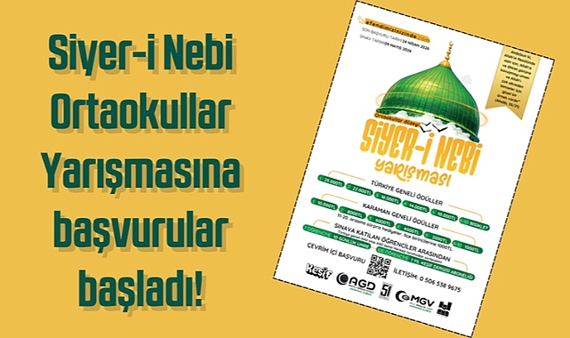 Siyer-i Nebi Yarışmasının Başvuru Süreci Başladı