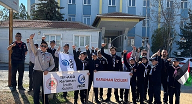 Karaman’ın İzcileri 57. Alay Kampına Katıldı