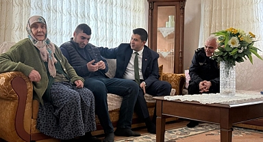 Kaymakam Çam’dan Hane Ziyareti