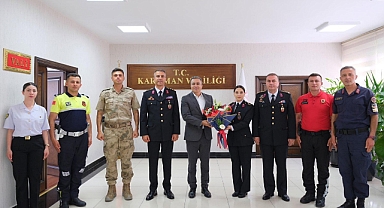 Jandarma Teşkilatın’dan Vali Çiçek’e 187. Kuruluş Yıl Dönümü Ziyareti