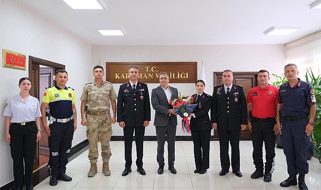 Jandarma Teşkilatın’dan Vali Çiçek’e 187. Kuruluş Yıl Dönümü Ziyareti