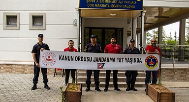 Jandarmadan 187’nci Kuruluş Yıl Dönümünde Kan Bağışı Kampanyası