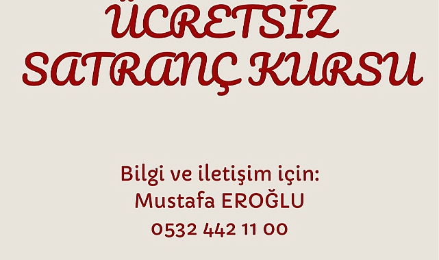 Karaman’da Ücretsiz Satranç Kursu Başlıyor