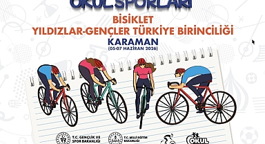 Karaman, Okul Sporları Bisiklet Türkiye Birinciliği’ne Ev Sahipliği Yapacak