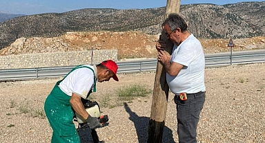 Bucakkışla Virajlarında Seyir Terasları Yapımı Sürüyor