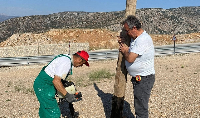 Bucakkışla Virajlarında Seyir Terasları Yapımı Sürüyor