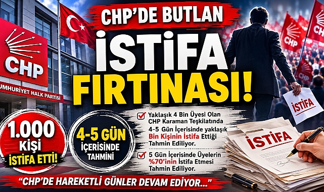 CHP’de Butlan İstifa Fırtınası!