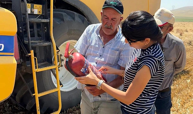 Kazımkarabekir'de Biçerdöver Denetimleri Sürüyor